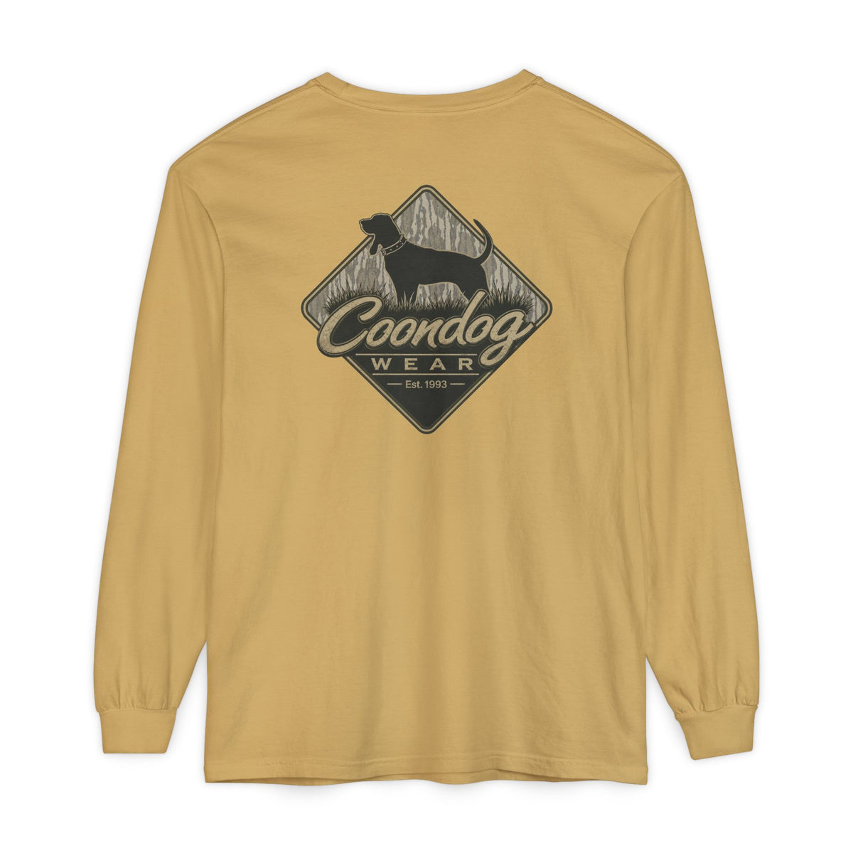 Coondog Bottom Land Diamond Hunting Long Sleeve Shirt