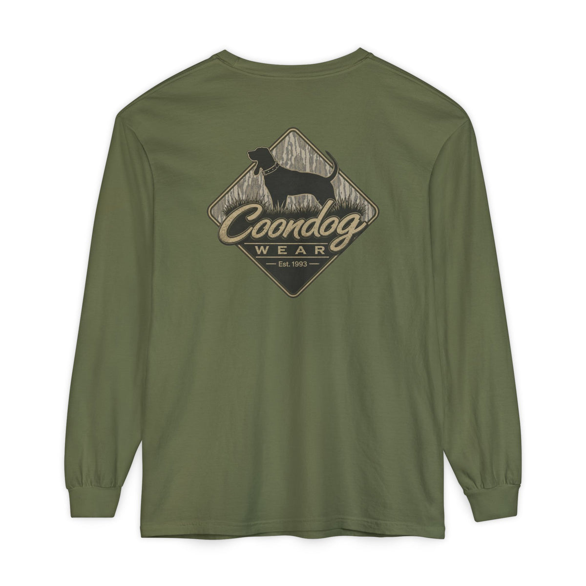 Coondog Bottom Land Diamond Hunting Long Sleeve Shirt