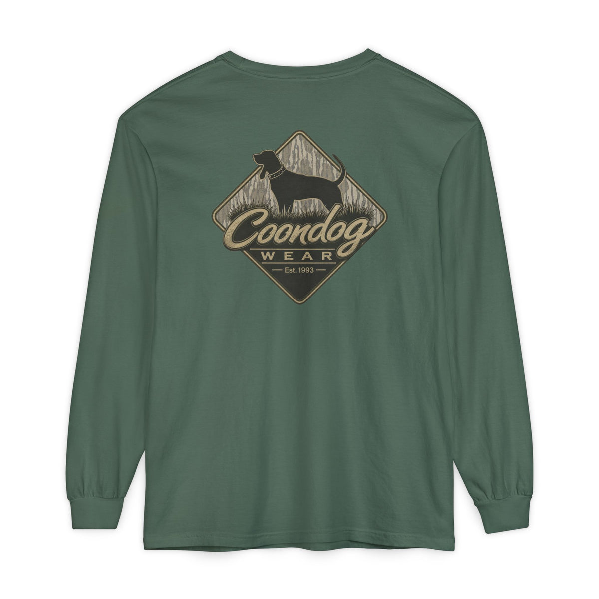 Coondog Bottom Land Diamond Hunting Long Sleeve Shirt