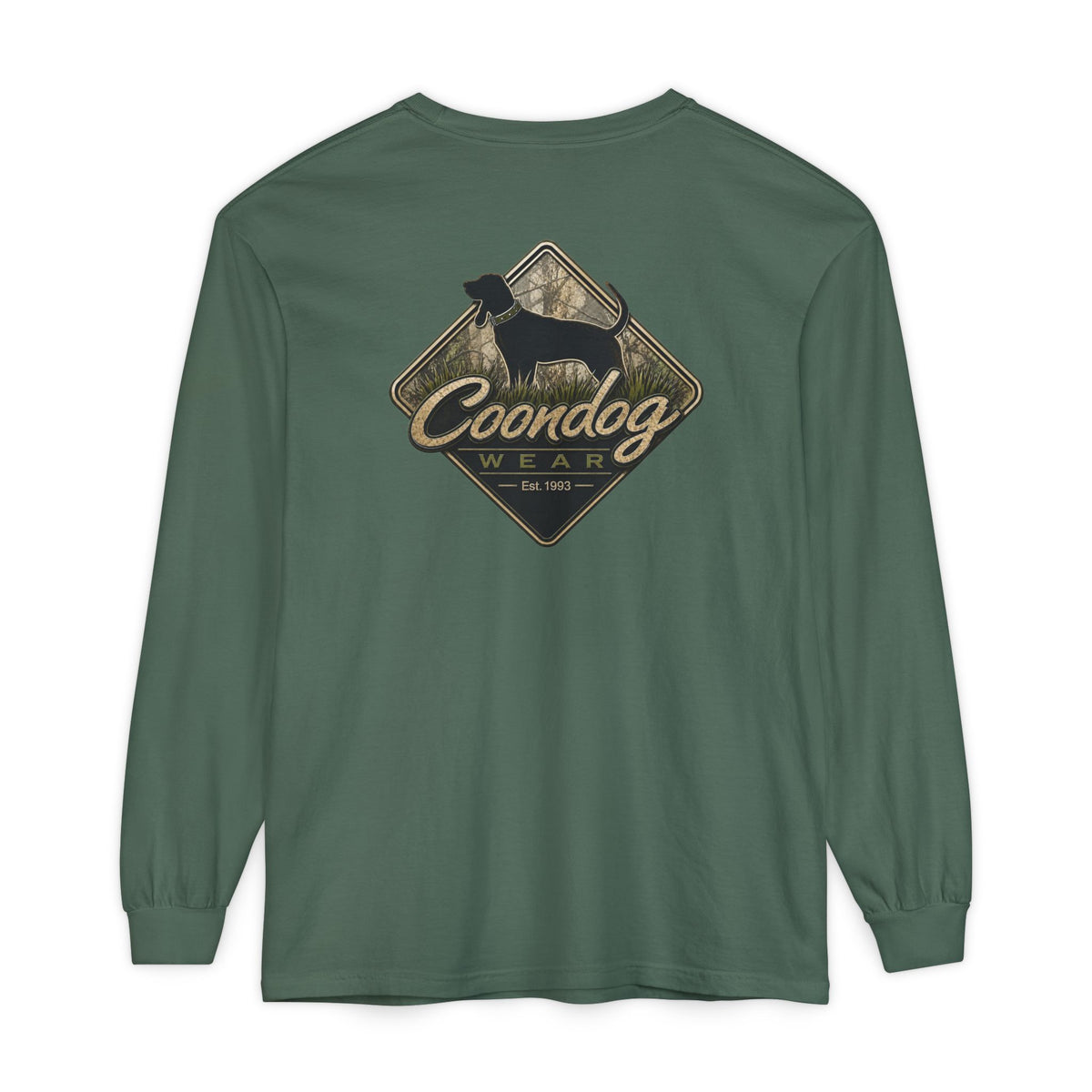 Coondog Hardwood Diamond Hunting Long Sleeve Shirt
