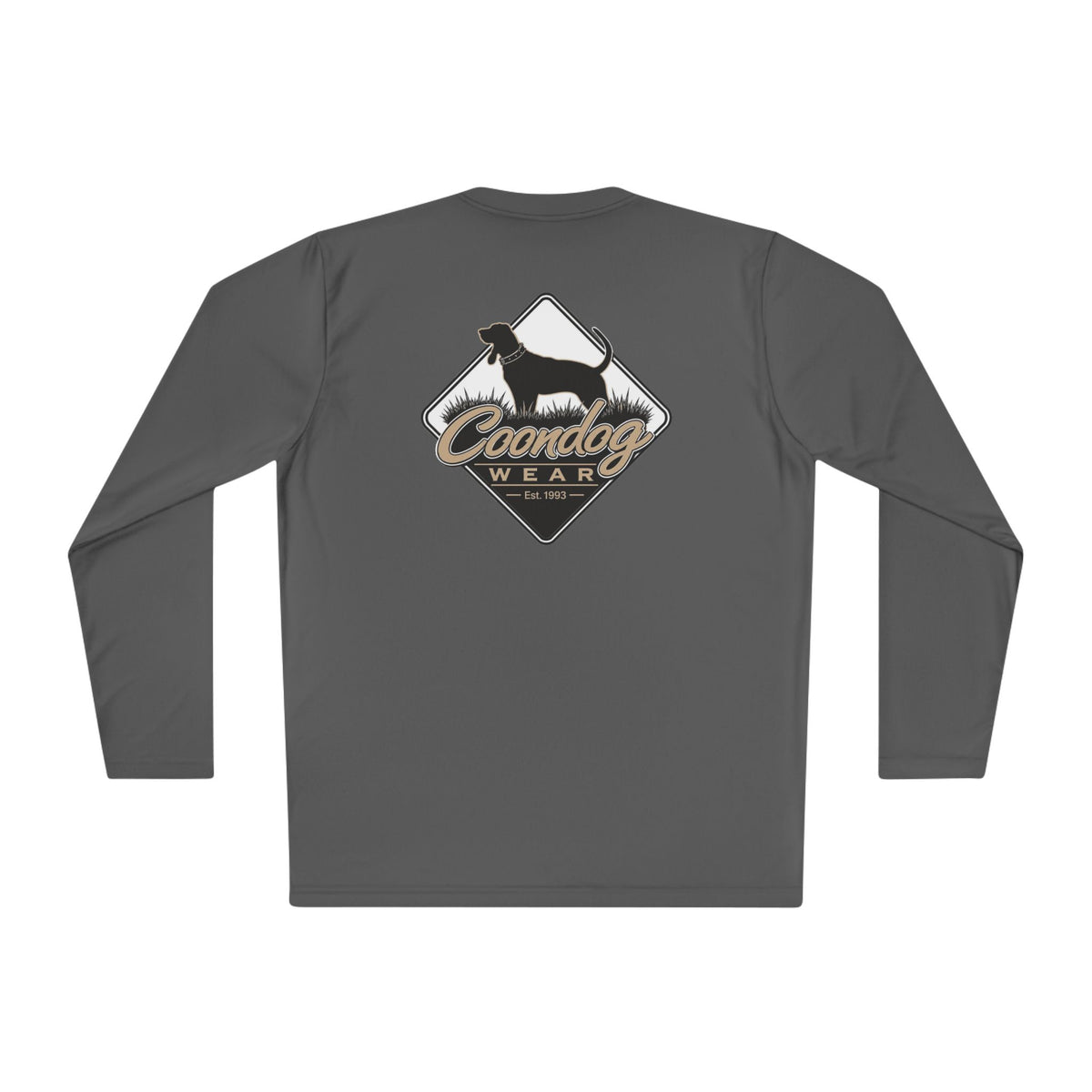 Coondog Classic Tan Diamond Performance Long Sleeve Shirt