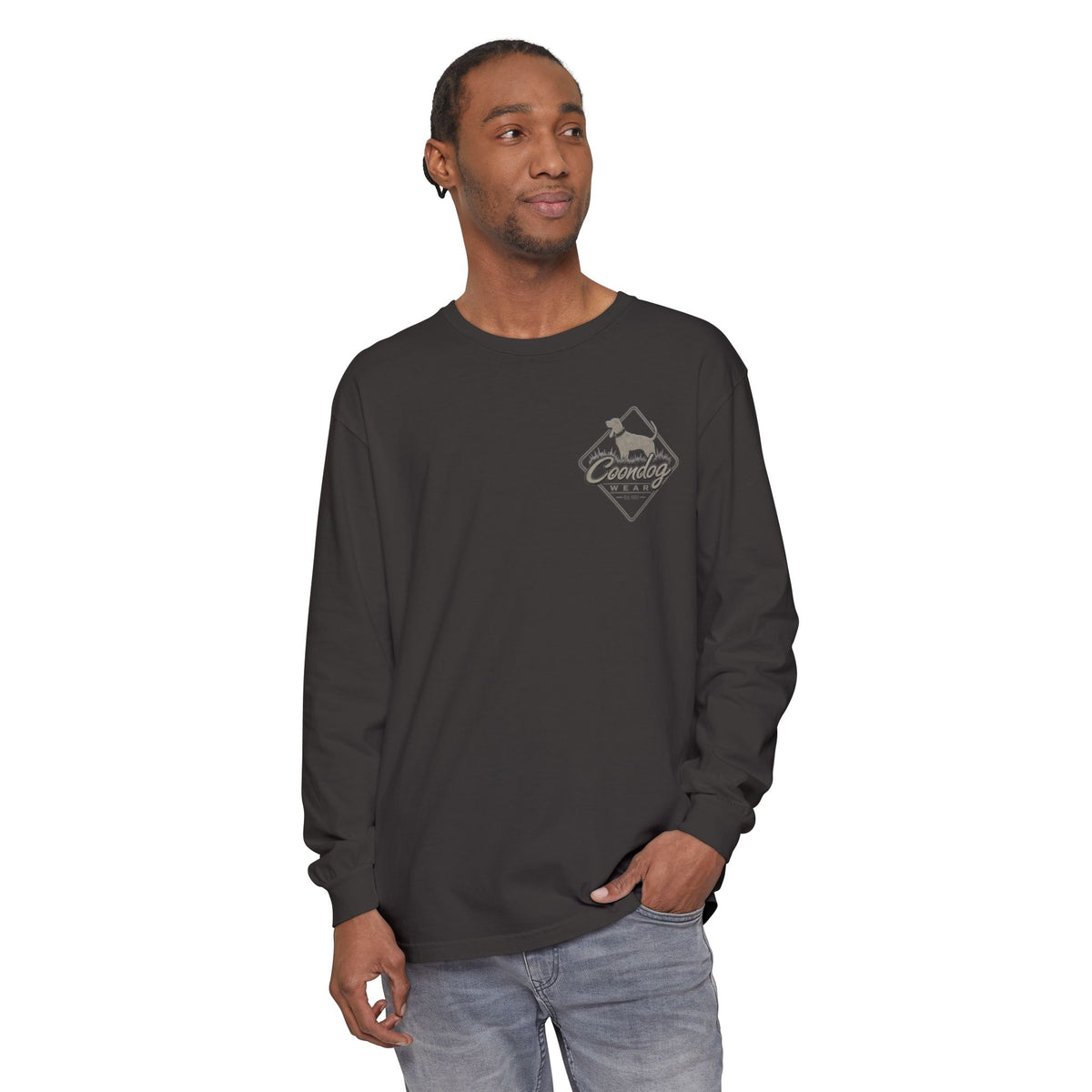 Coondog Stone Cold Concrete Diamond Hunting Long Sleeve Shirt