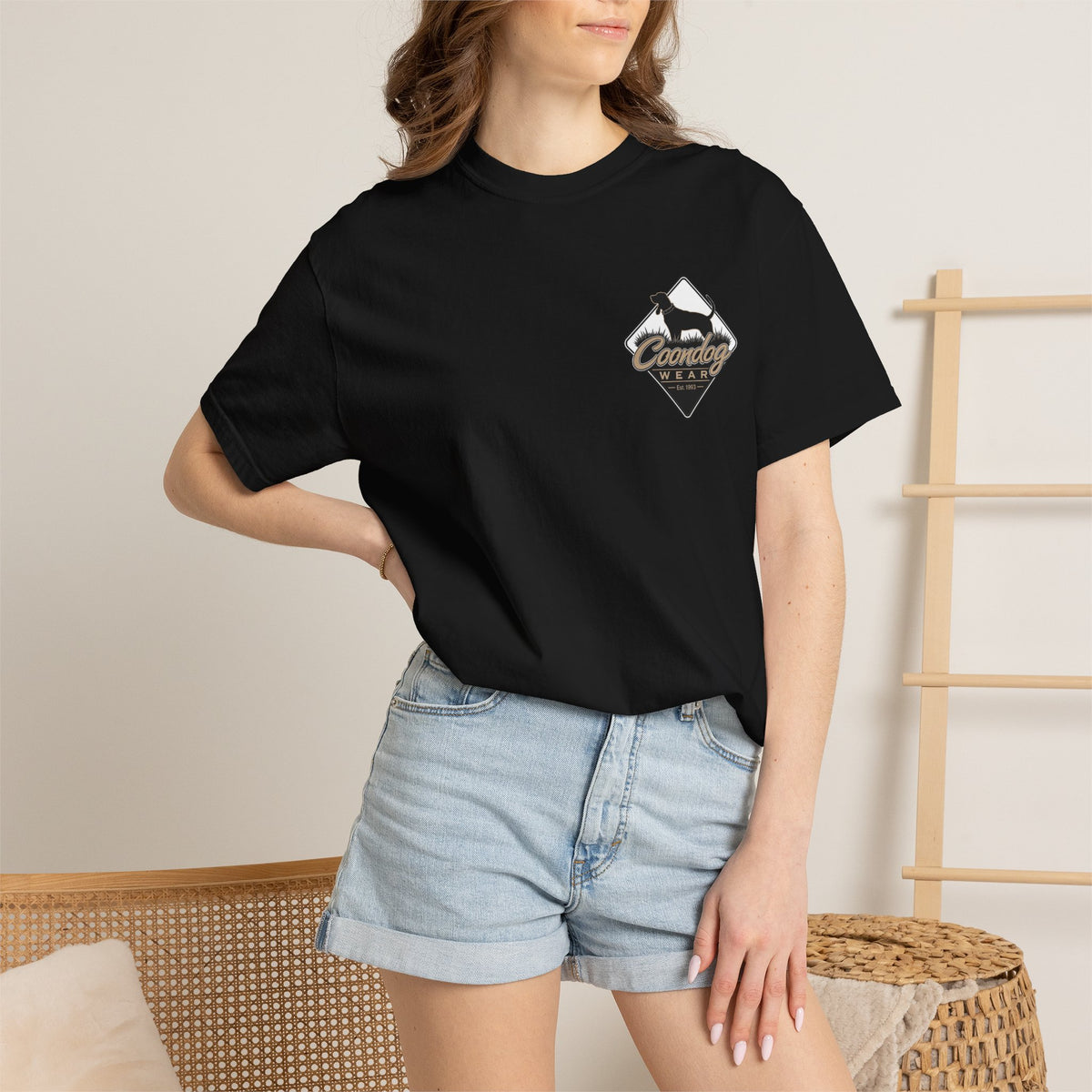 Coondog Classic Tan Diamond Hunting T-Shirt