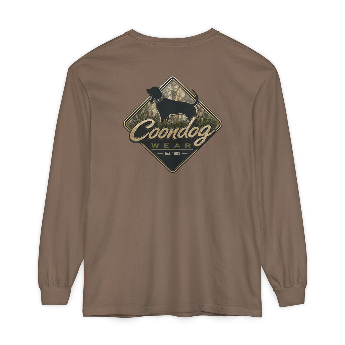 Coondog Hardwood Diamond Hunting Long Sleeve Shirt