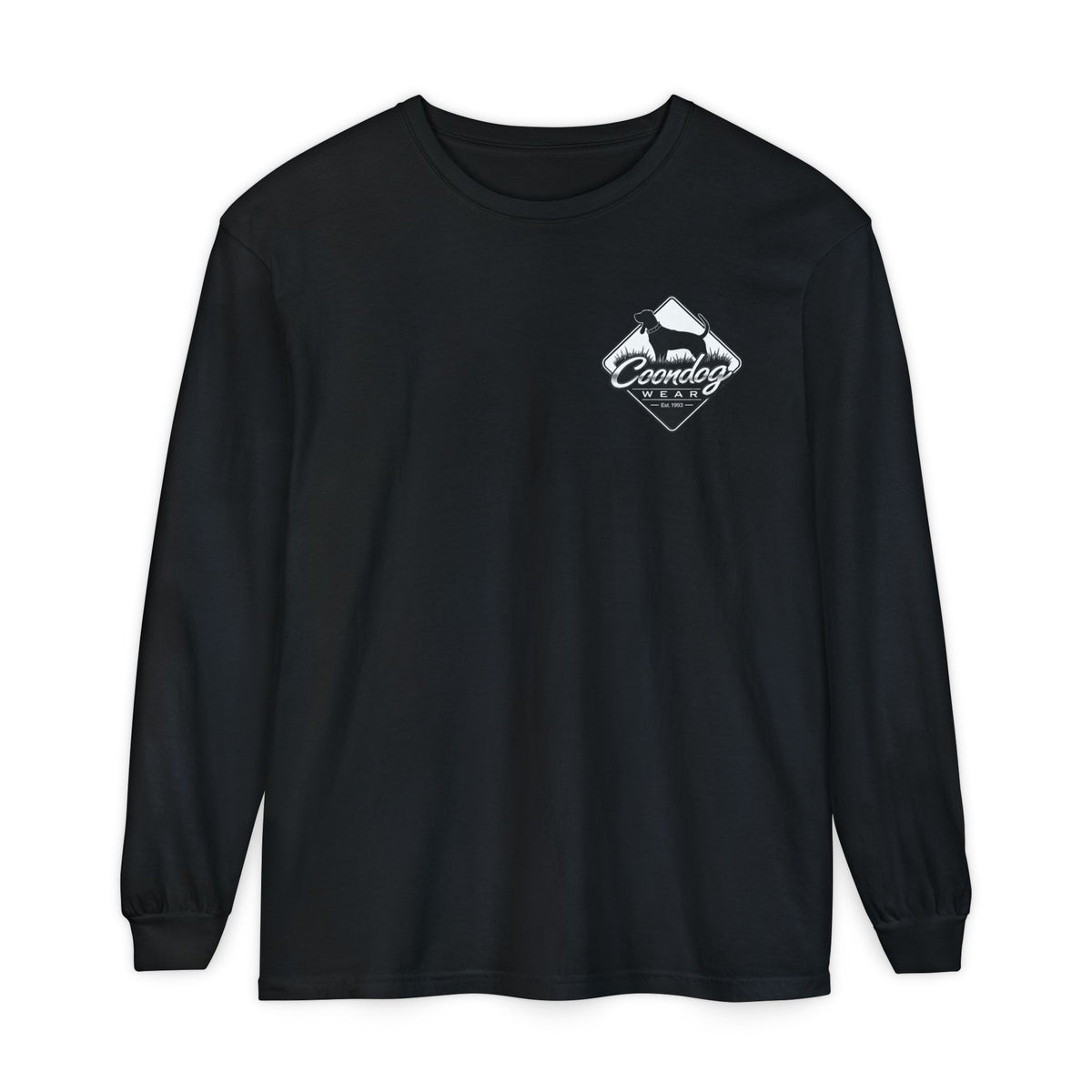 Coondog Classic White Diamond Hunting Long Sleeve Shirt