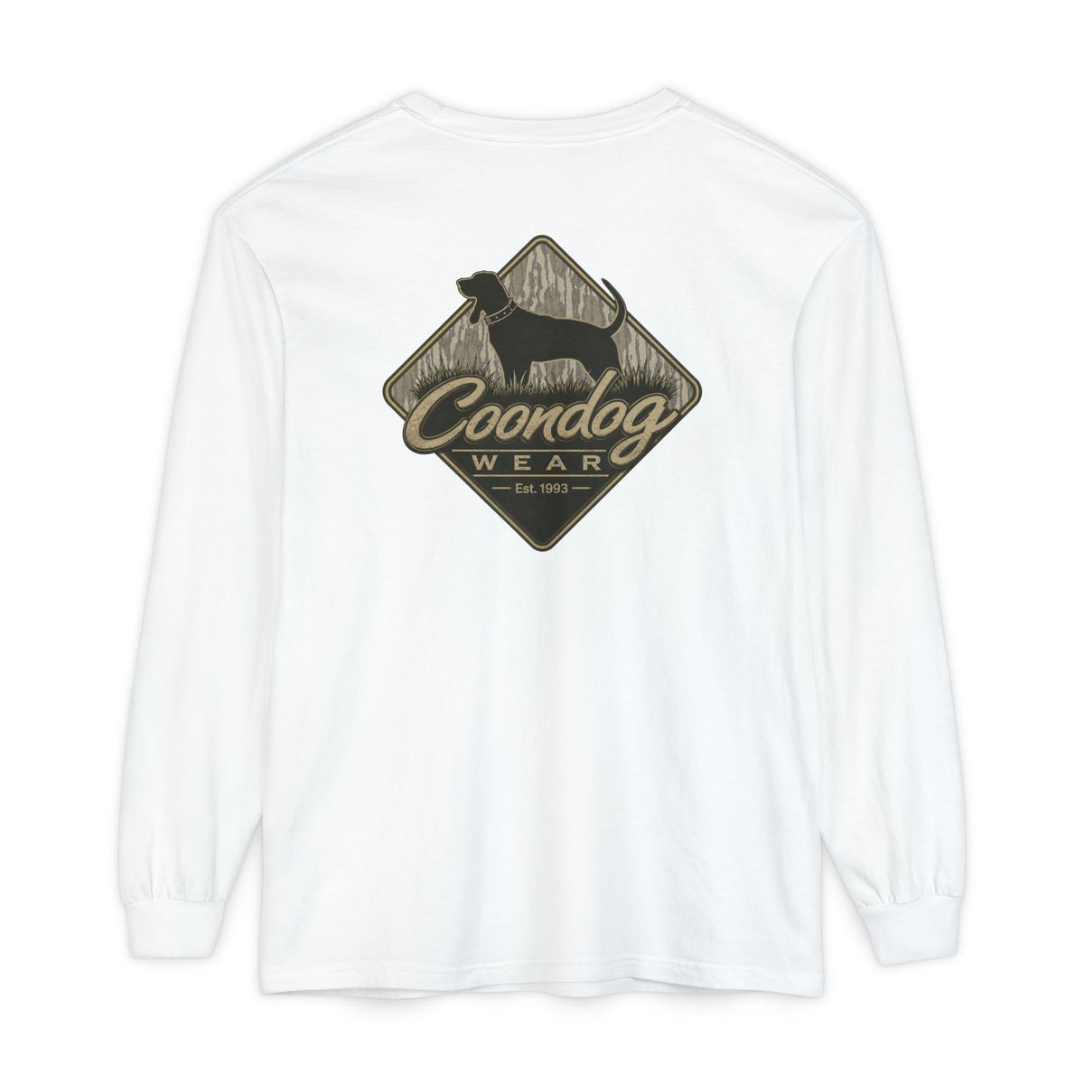 Coondog Bottom Land Diamond Hunting Long Sleeve Shirt