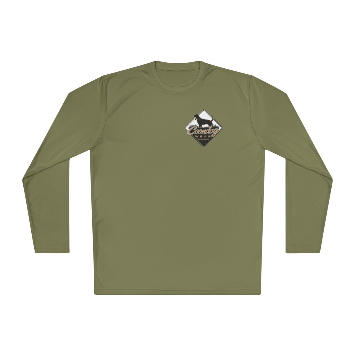 Coondog Classic Tan Diamond Performance Long Sleeve Shirt