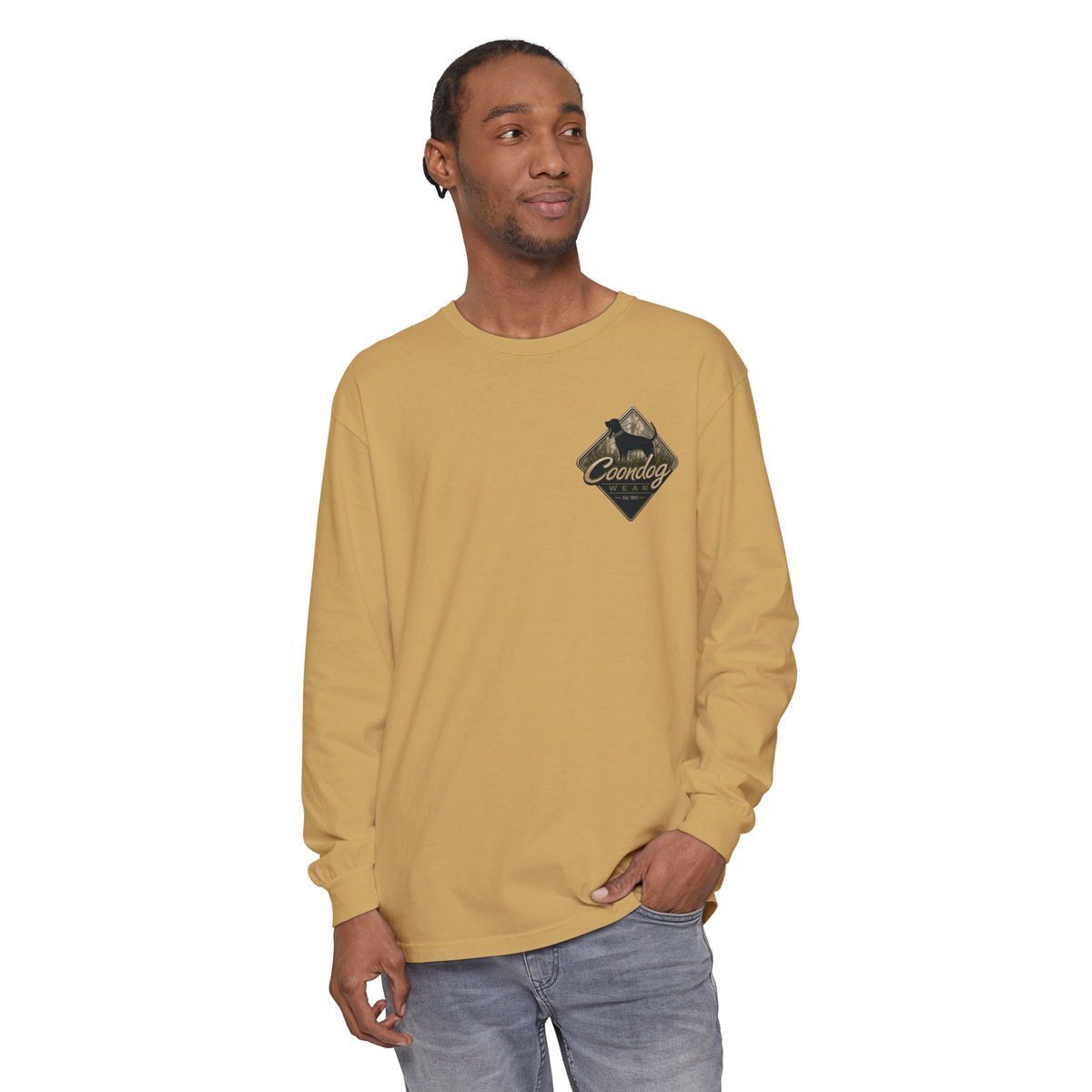 Coondog Hardwood Diamond Hunting Long Sleeve Shirt