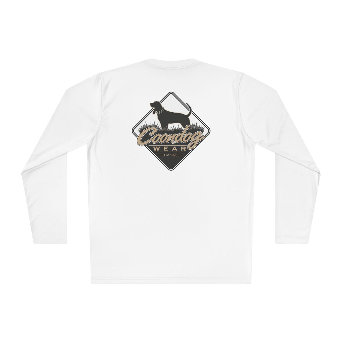 Coondog Classic Tan Diamond Performance Long Sleeve Shirt