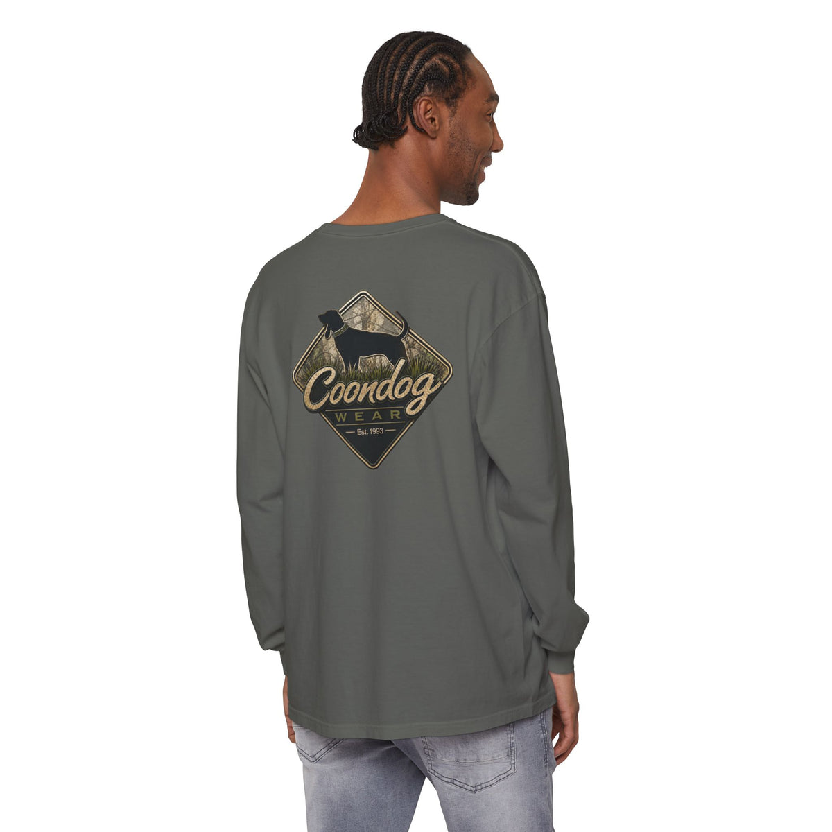 Coondog Hardwood Diamond Hunting Long Sleeve Shirt
