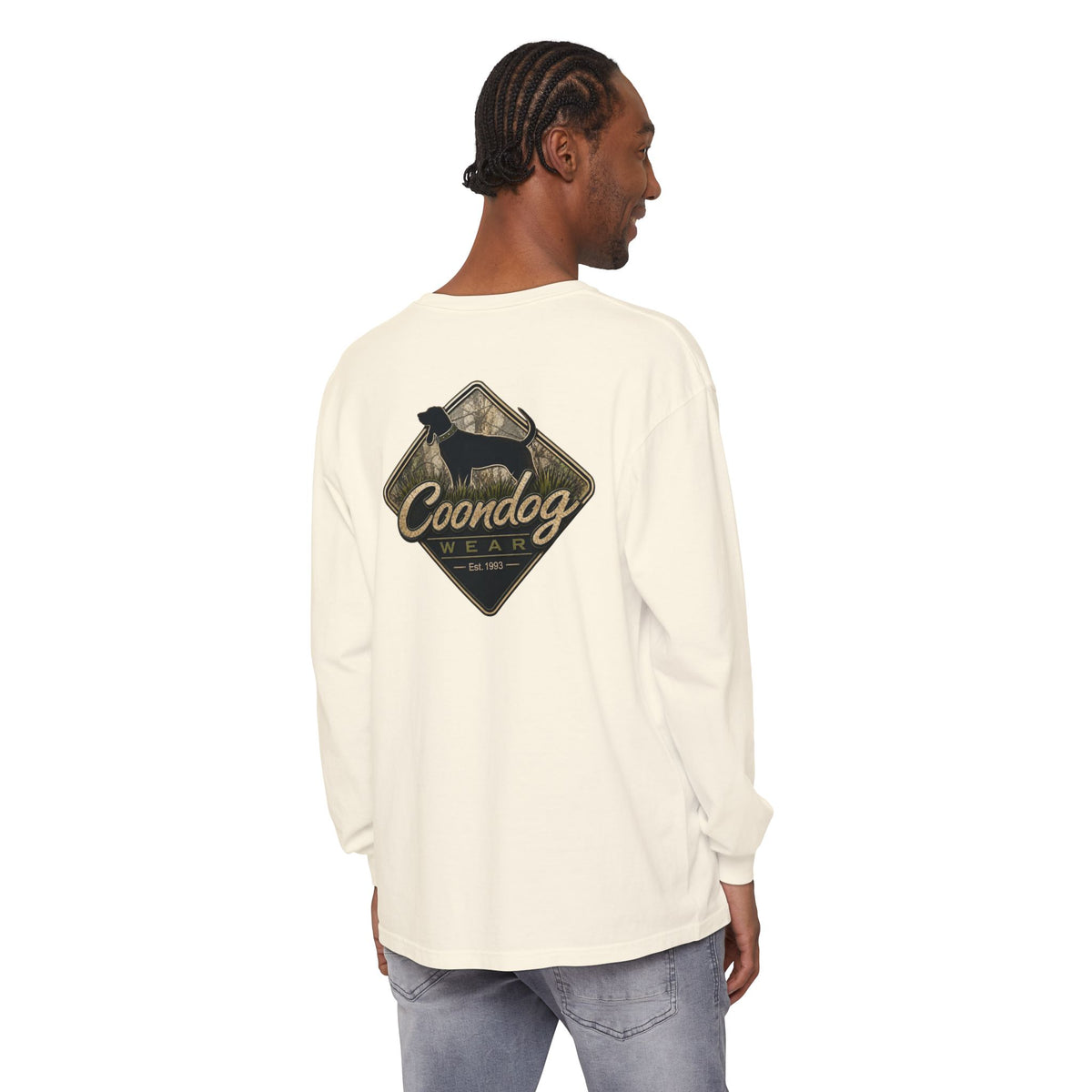 Coondog Hardwood Diamond Hunting Long Sleeve Shirt