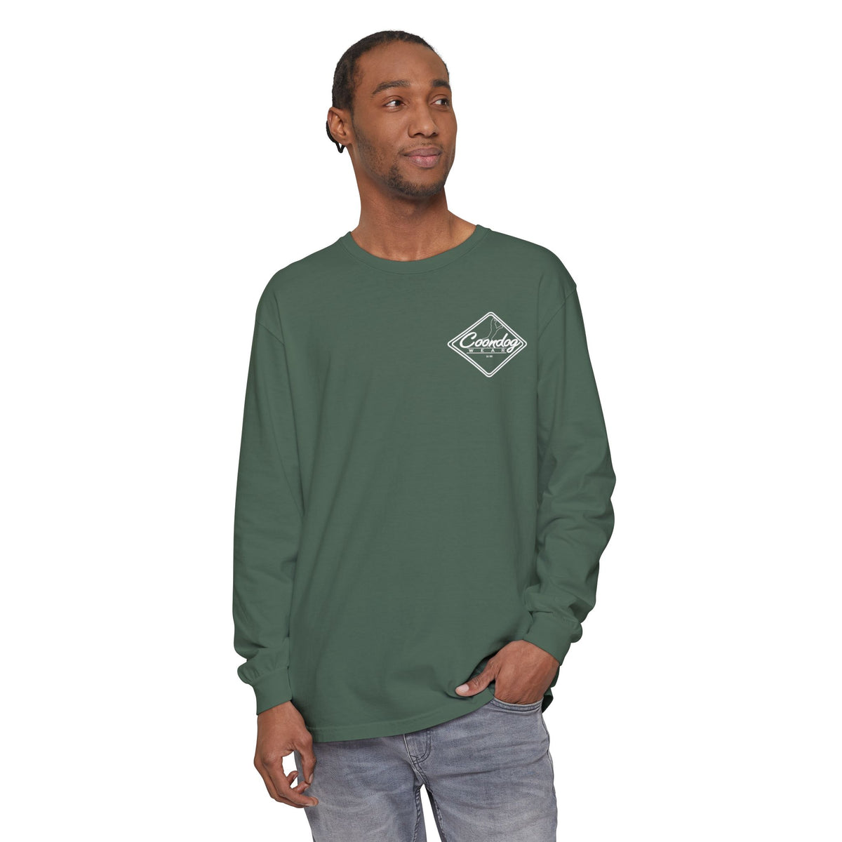 Coondog White Diamond Long Sleeve Shirt