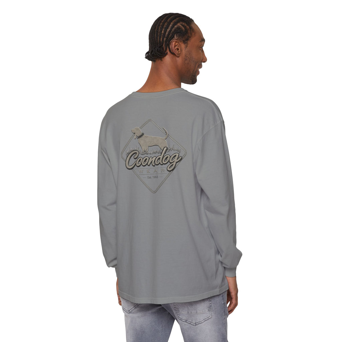 Coondog Stone Cold Concrete Diamond Hunting Long Sleeve Shirt