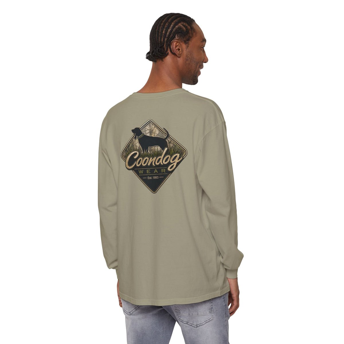 Coondog Diamond Hunting Long Sleeve Shirt