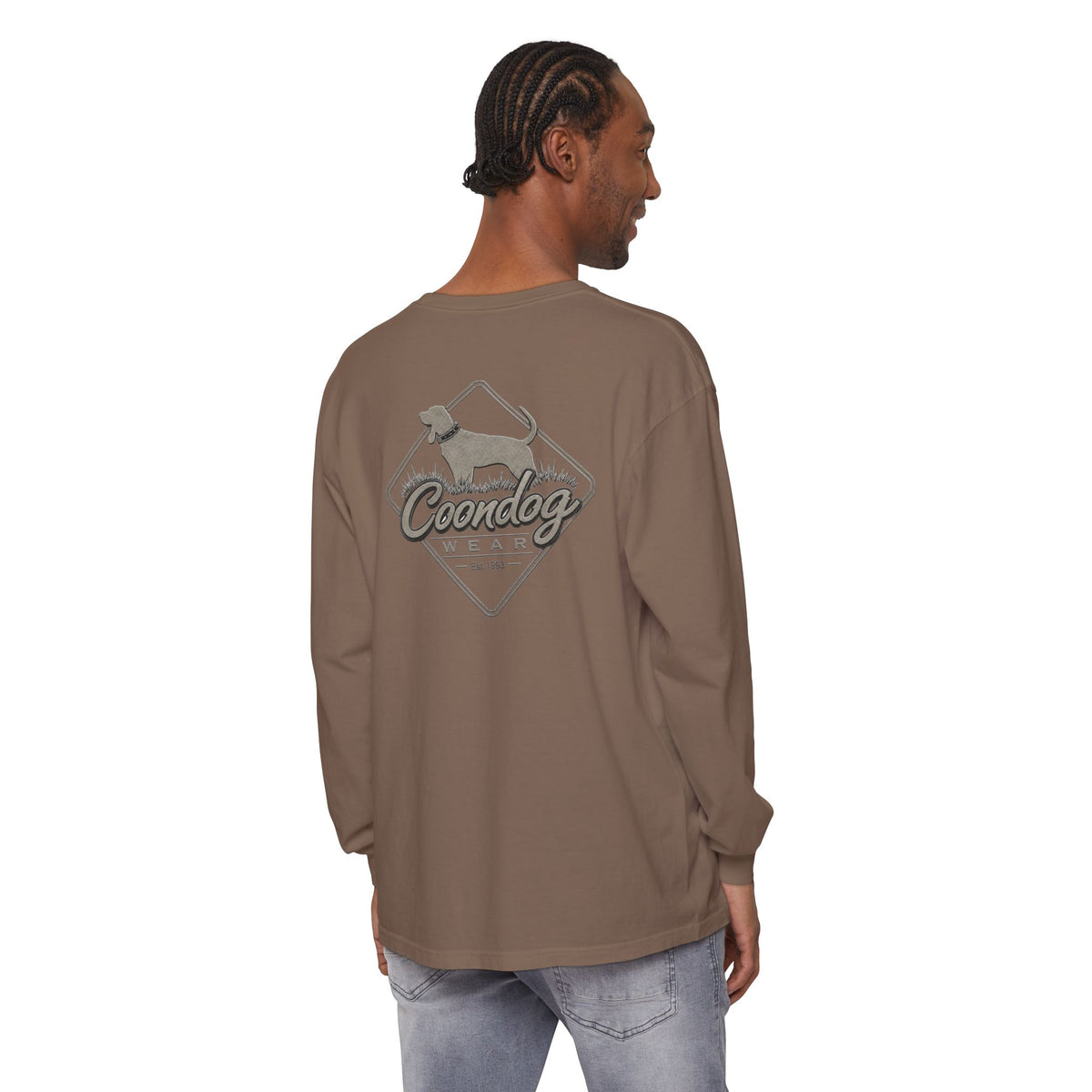 Coondog Stone Cold Concrete Diamond Hunting Long Sleeve Shirt