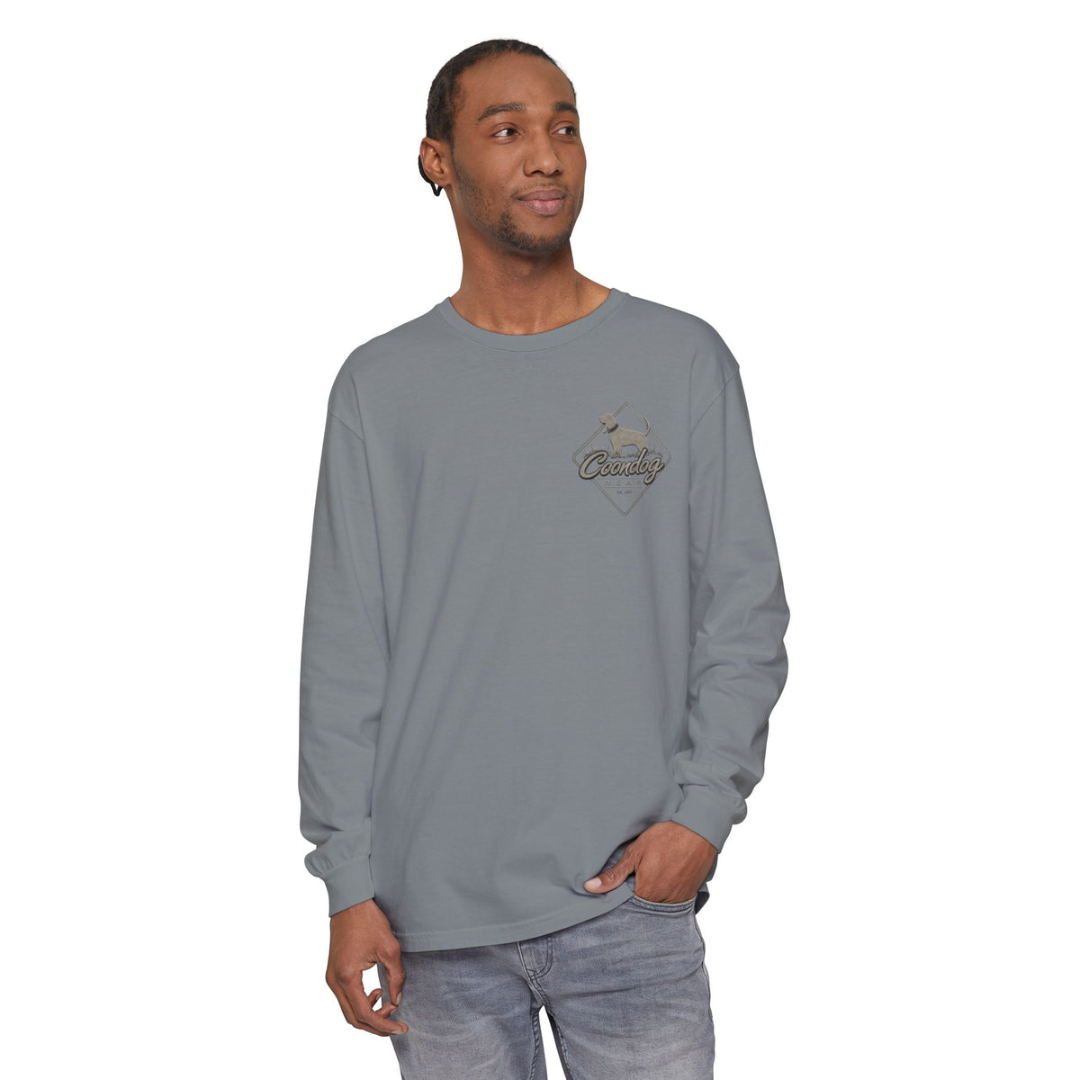 Coondog Stone Cold Concrete Diamond Hunting Long Sleeve Shirt