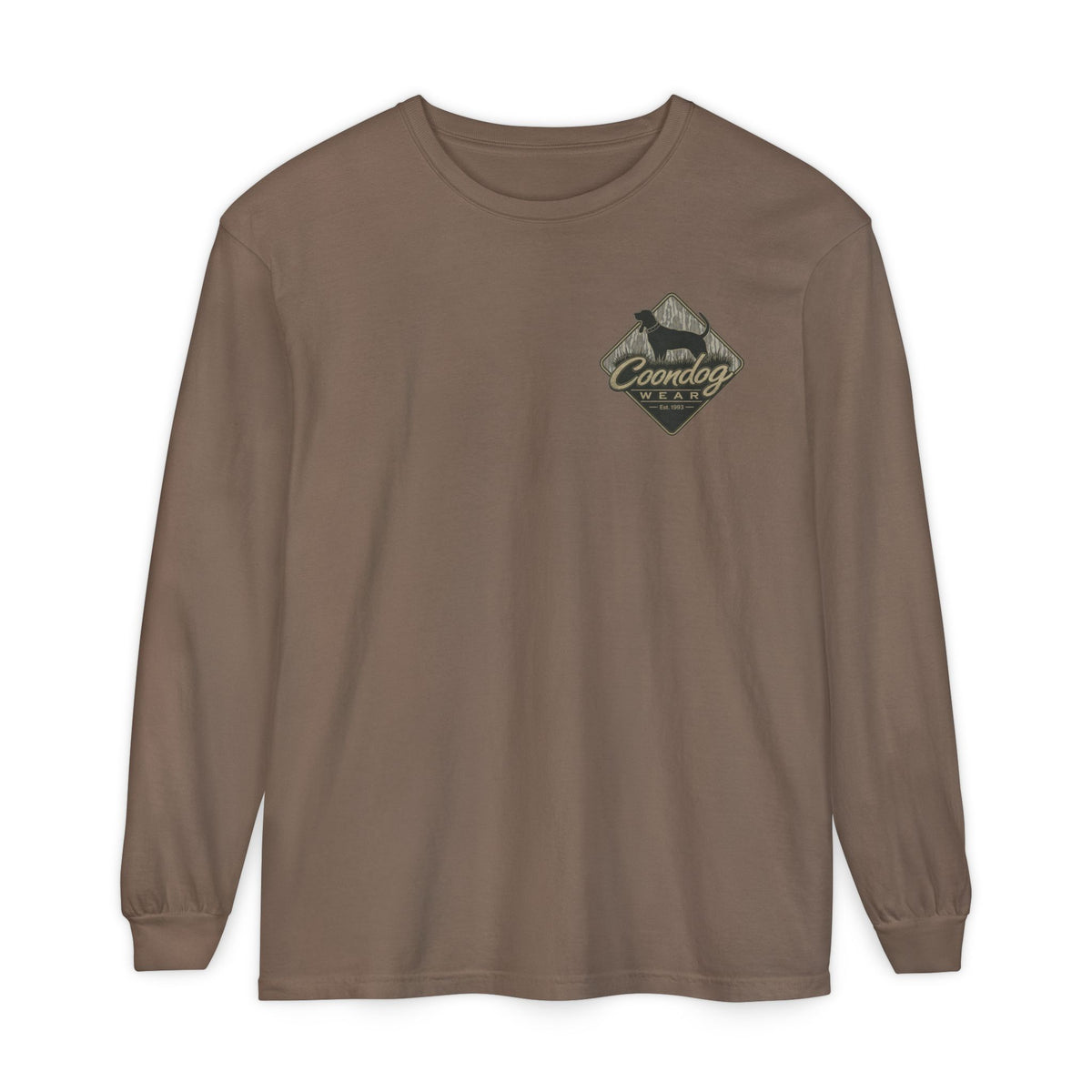 Coondog Bottom Land Diamond Hunting Long Sleeve Shirt