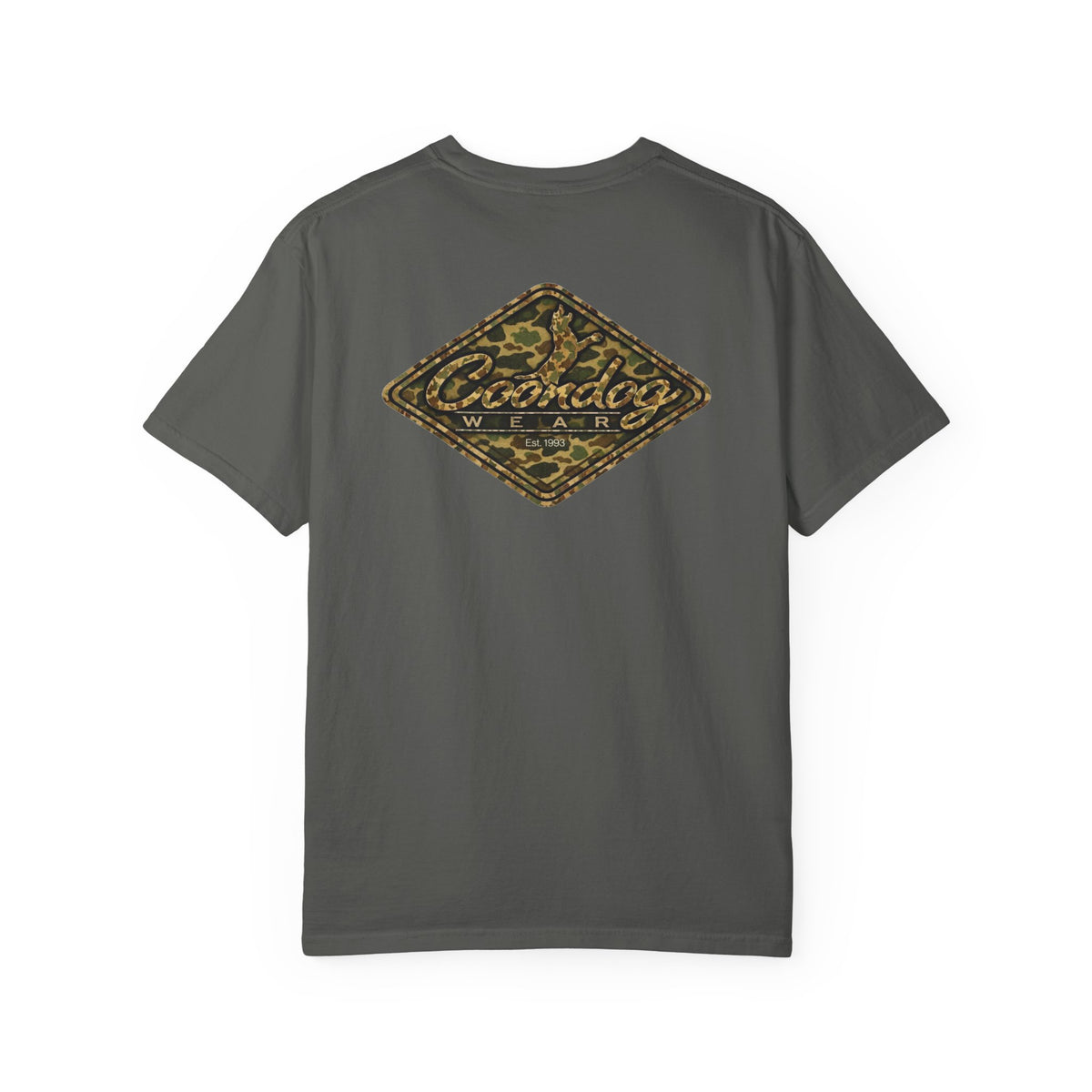 Coondog Vintage Duck Camo Diamond Hunting T-Shirt