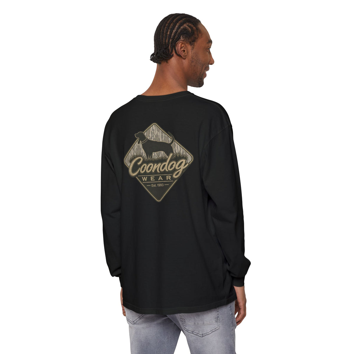 Coondog Bottom Land Diamond Hunting Long Sleeve Shirt