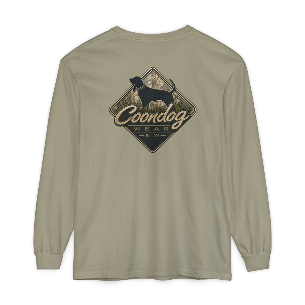 Coondog Hardwood Diamond Hunting Long Sleeve Shirt
