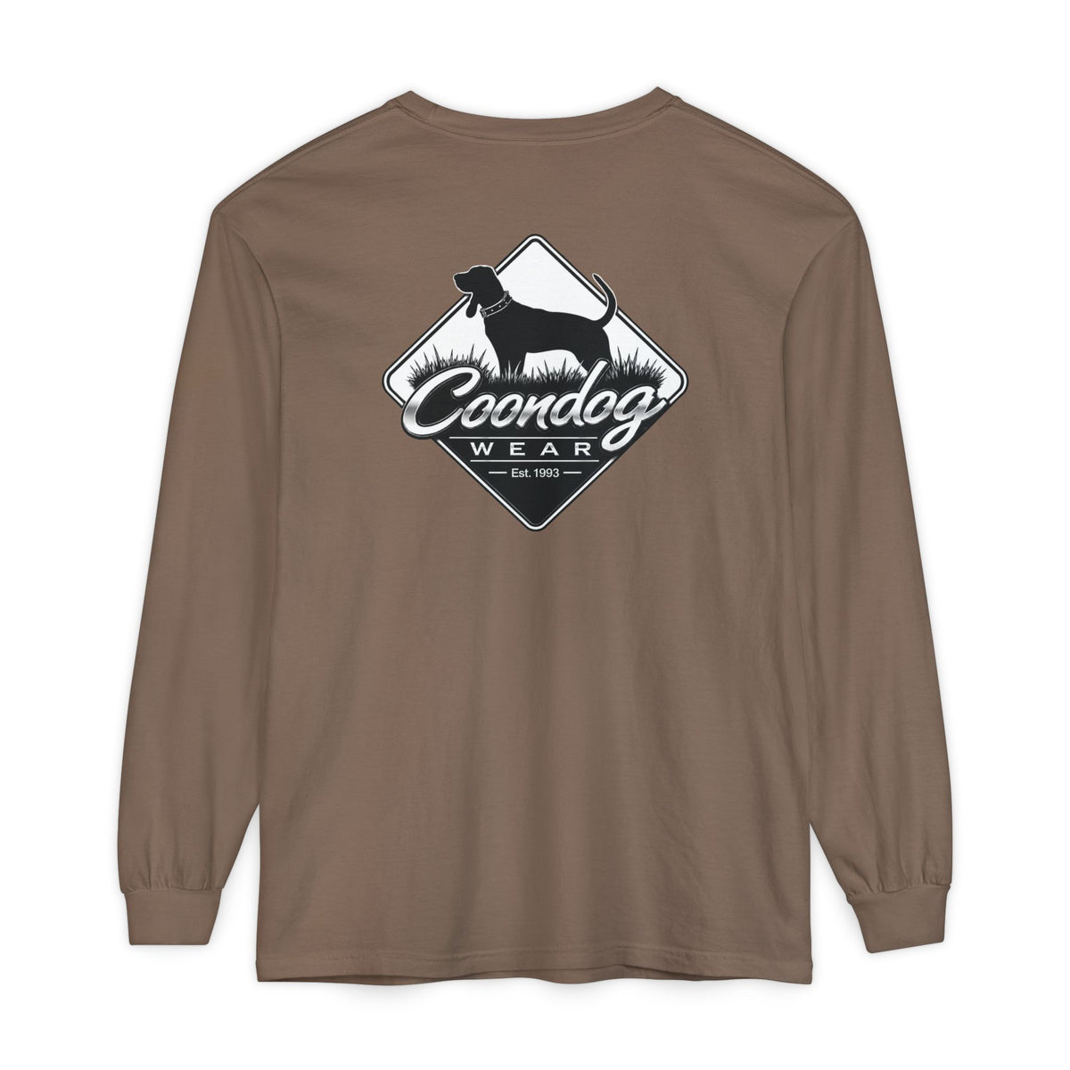 Coondog Classic White Diamond Hunting Long Sleeve Shirt
