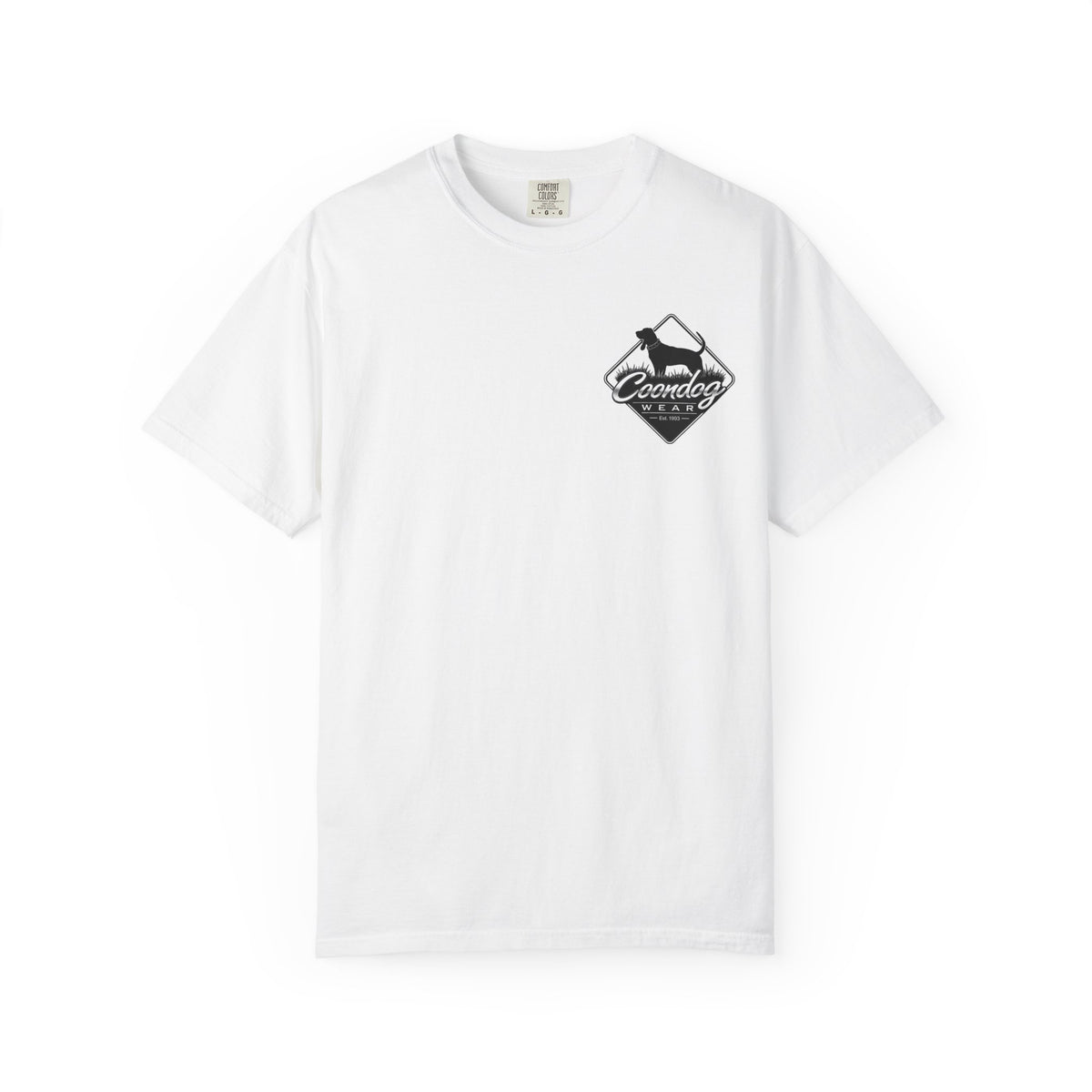 Coondog Classic White Diamond Hunting T-Shirt