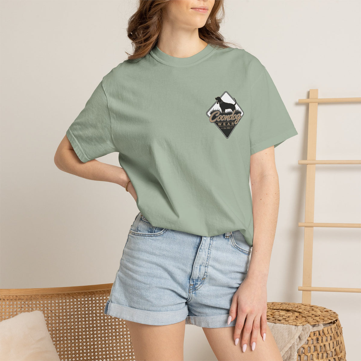 Coondog Classic Tan Diamond Hunting T-Shirt