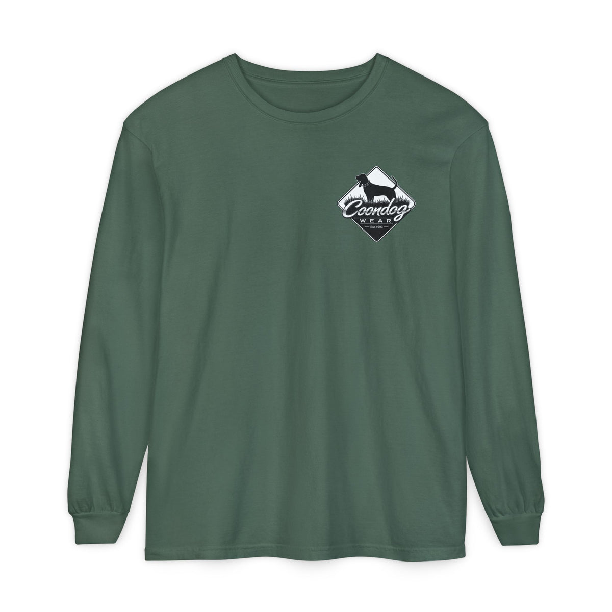 Coondog Classic White Diamond Hunting Long Sleeve Shirt