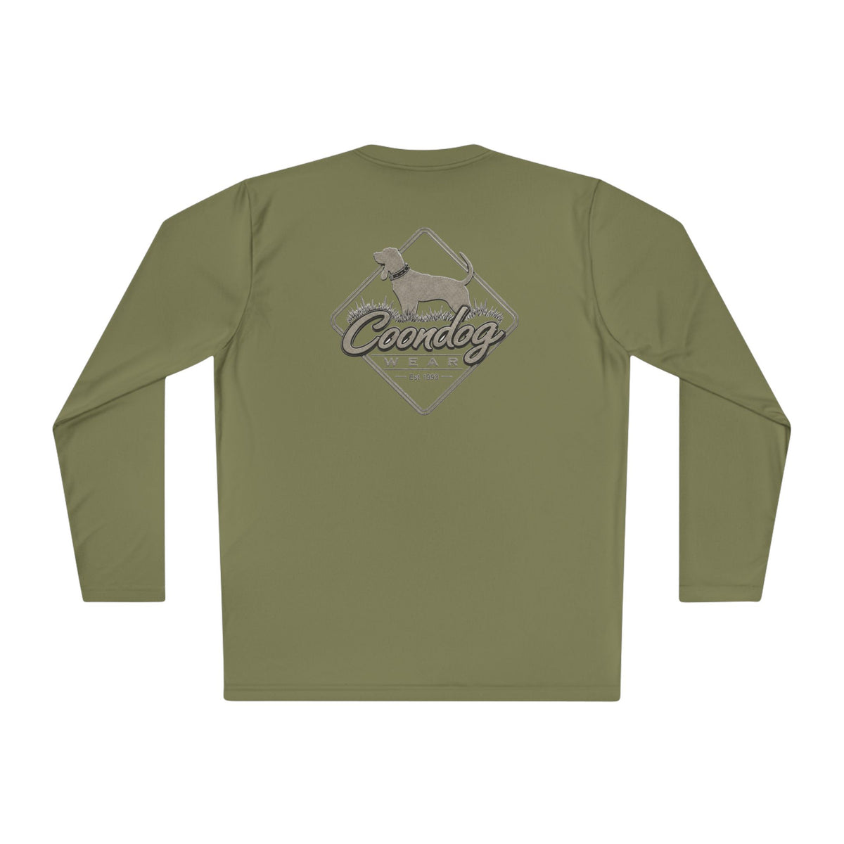 Coondog Stone Cold Concrete Diamond Performance Long Sleeve Shirt