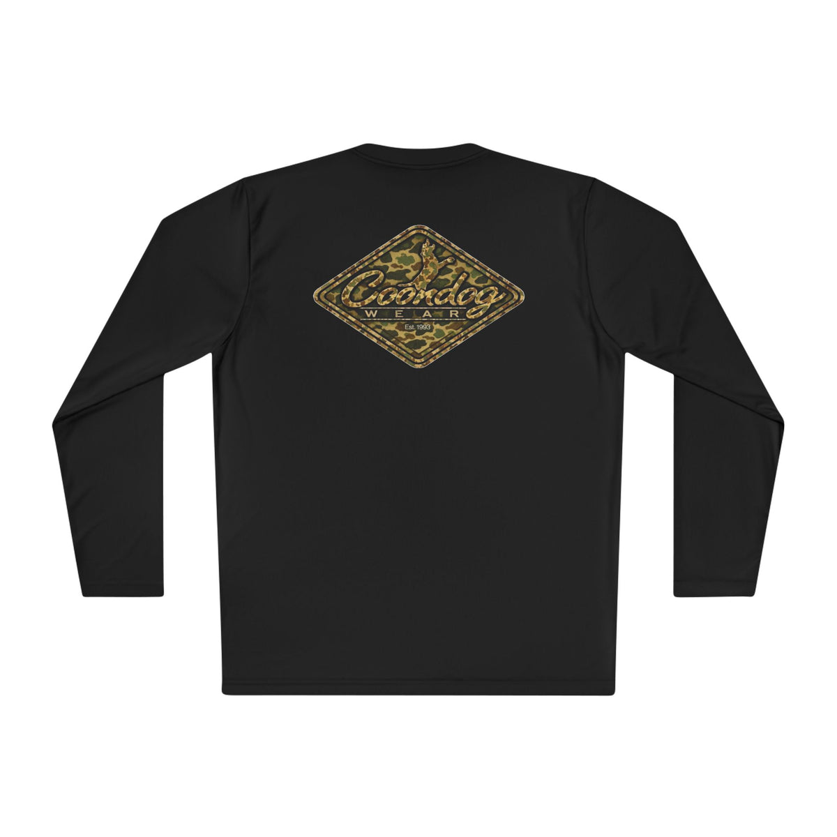 Coondog Vintage Duck Camo Diamond Performance Long Sleeve Shirt