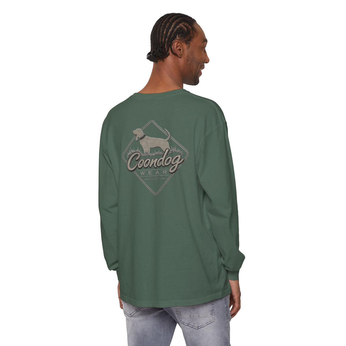 Coondog Stone Cold Concrete Diamond Hunting Long Sleeve Shirt