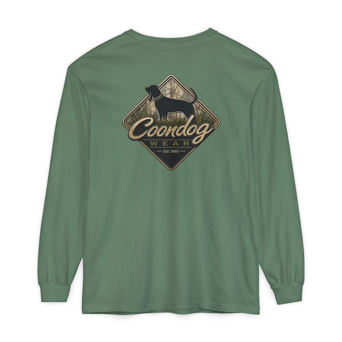 Coondog Diamond Hunting Long Sleeve Shirt