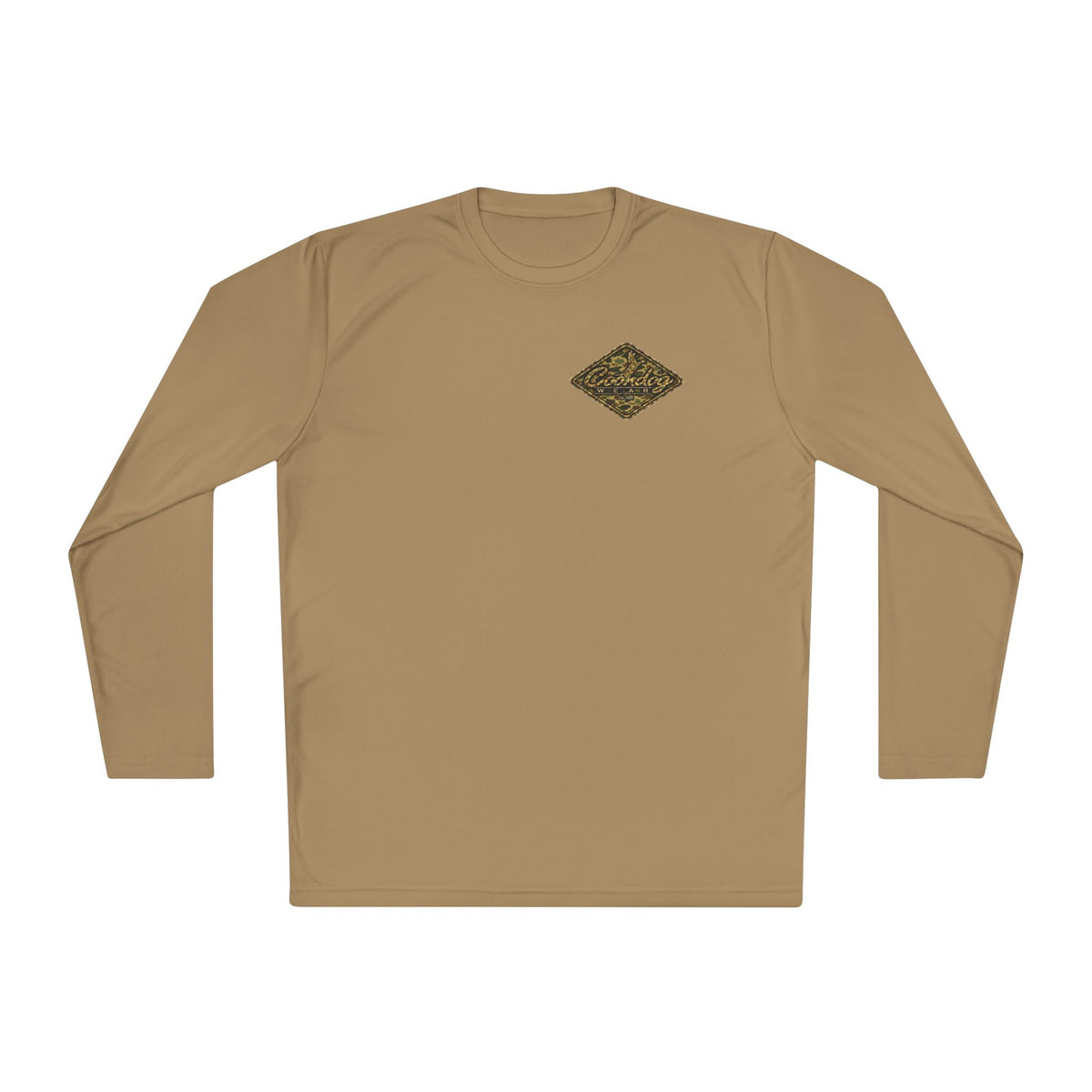 Coondog Vintage Duck Camo Diamond Performance Long Sleeve Shirt
