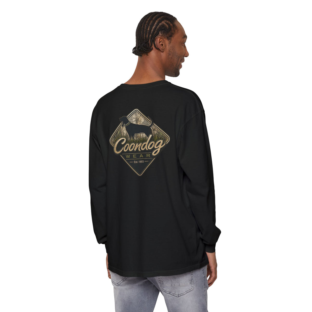 Coondog Hardwood Diamond Hunting Long Sleeve Shirt