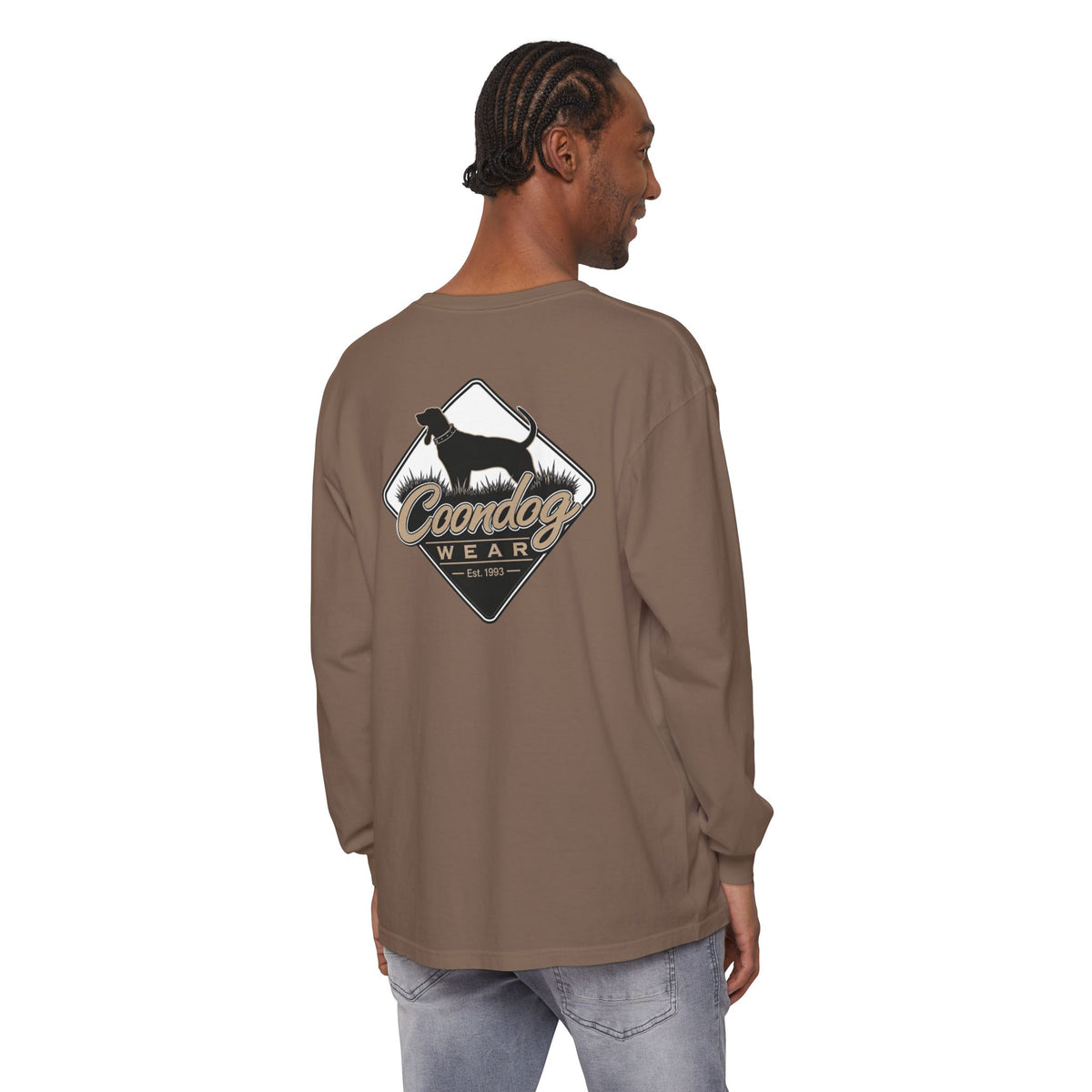 Coondog Classic Tan Diamond Hunting Long Sleeve Shirt