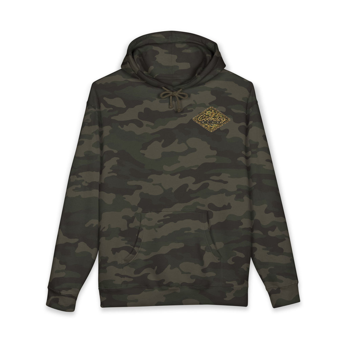Coondog Vintage Duck Camo Diamond Heavyweight Hoodie