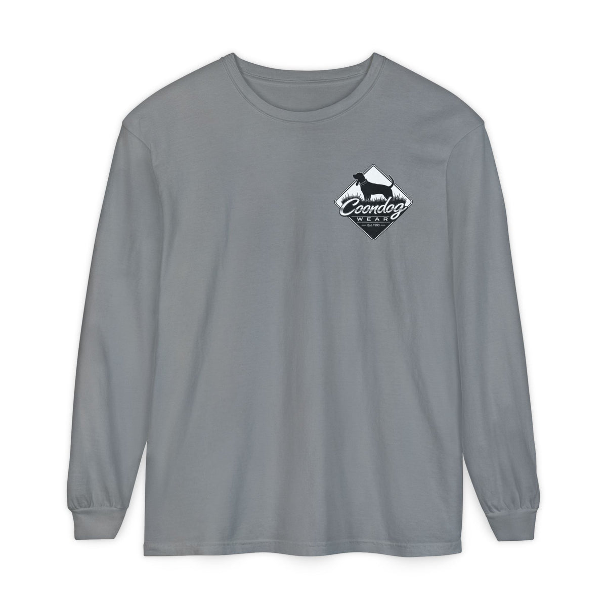 Coondog Classic White Diamond Hunting Long Sleeve Shirt