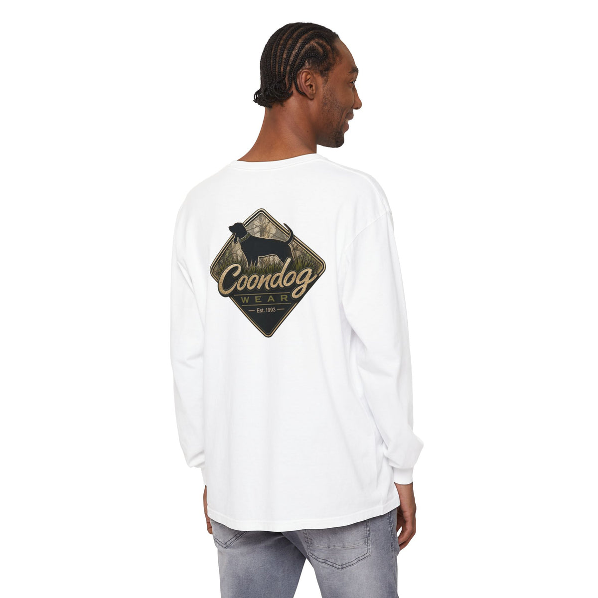 Coondog Hardwood Diamond Hunting Long Sleeve Shirt