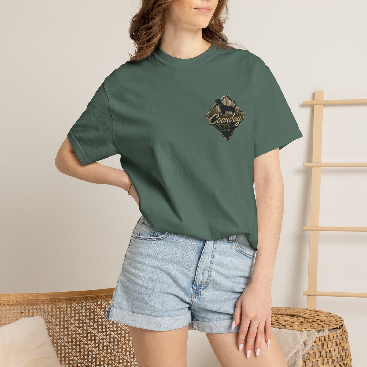 Coondog Hardwood Diamond Hunting T-Shirt