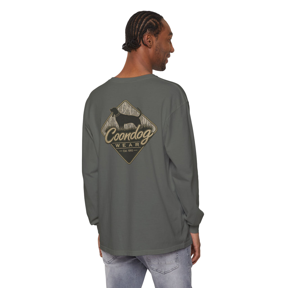 Coondog Bottom Land Diamond Hunting Long Sleeve Shirt