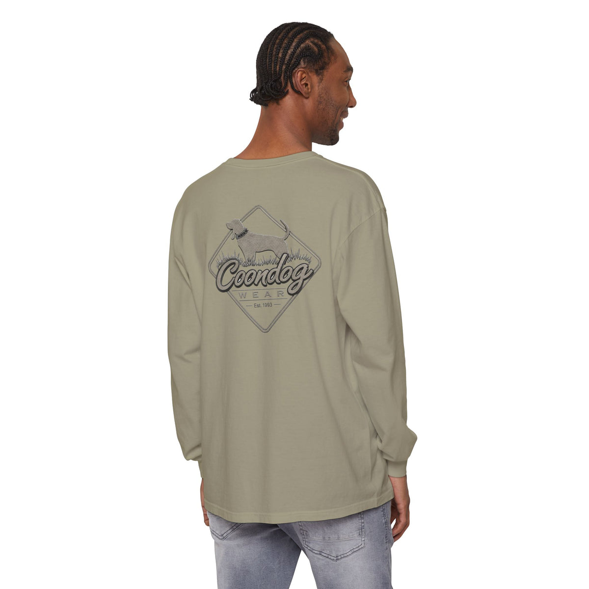Coondog Stone Cold Concrete Diamond Hunting Long Sleeve Shirt