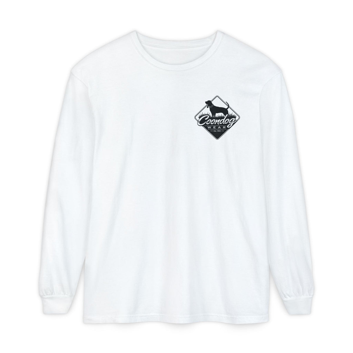 Coondog Classic White Diamond Hunting Long Sleeve Shirt