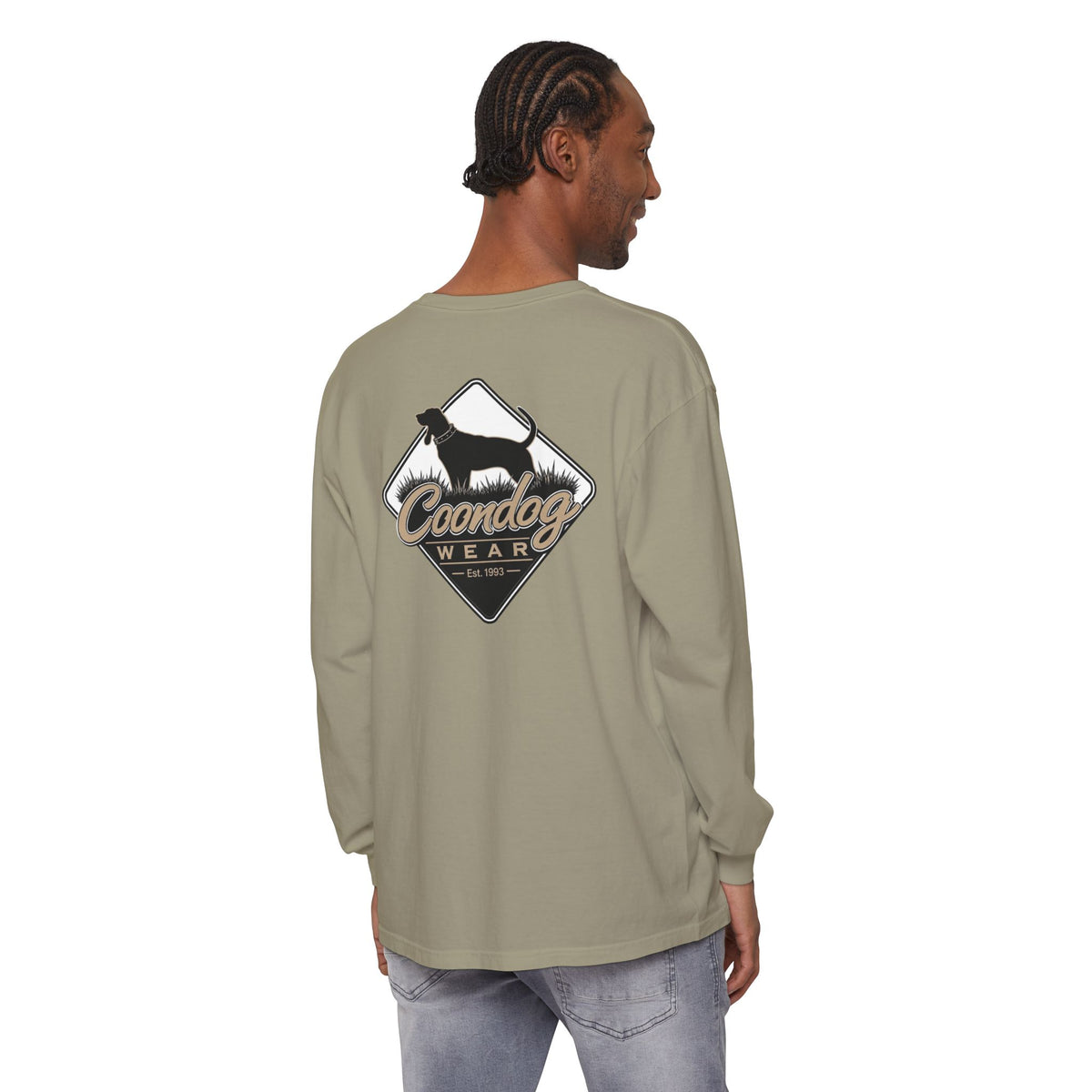 Coondog Classic Tan Diamond Hunting Long Sleeve Shirt