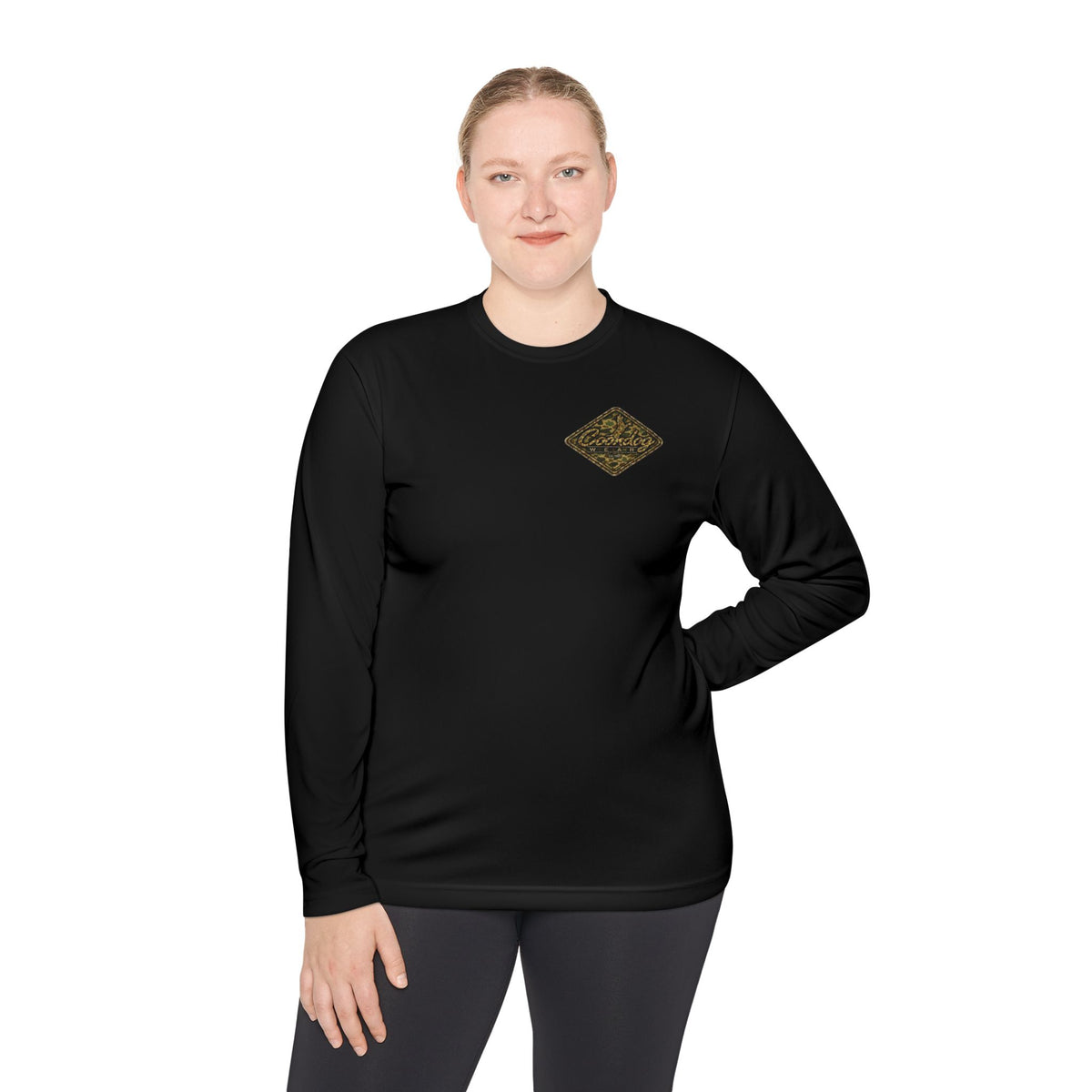 Coondog Vintage Duck Camo Diamond Performance Long Sleeve Shirt