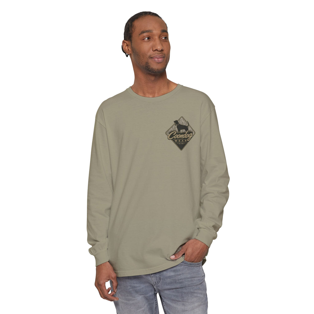 Coondog Bottom Land Diamond Hunting Long Sleeve Shirt