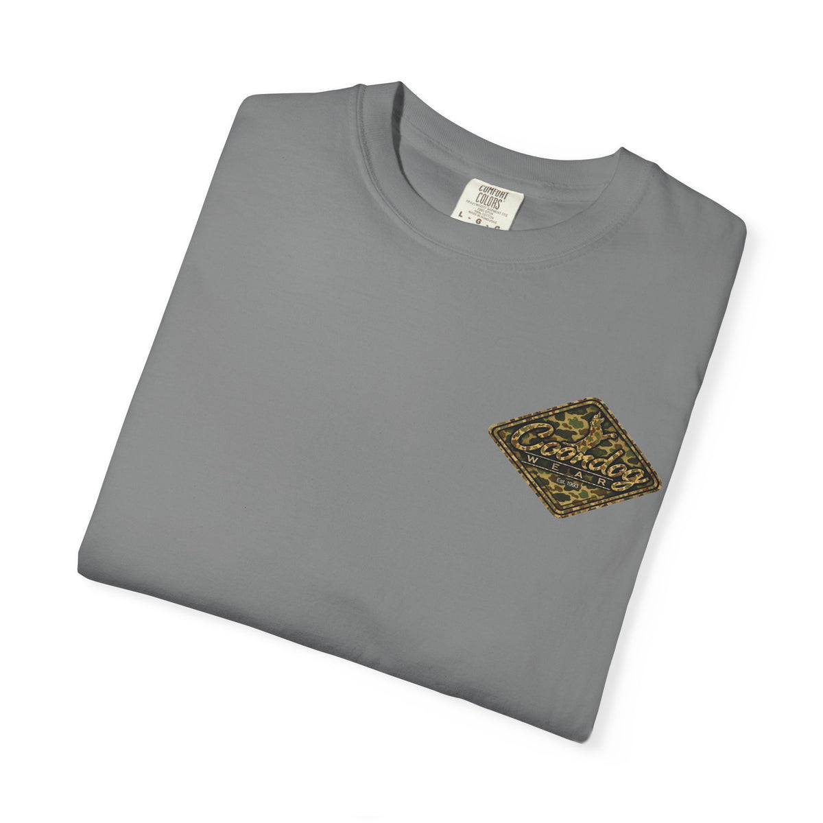 Coondog Vintage Duck Camo Diamond Hunting T-Shirt