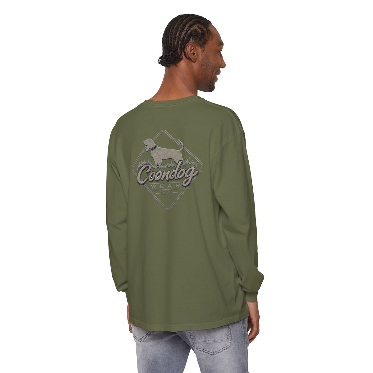 Coondog Stone Cold Concrete Diamond Hunting Long Sleeve Shirt