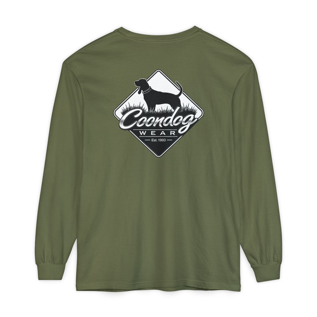 Coondog Classic White Diamond Hunting Long Sleeve Shirt