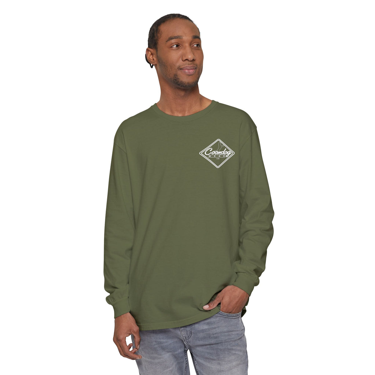 Coondog White Diamond Long Sleeve Shirt