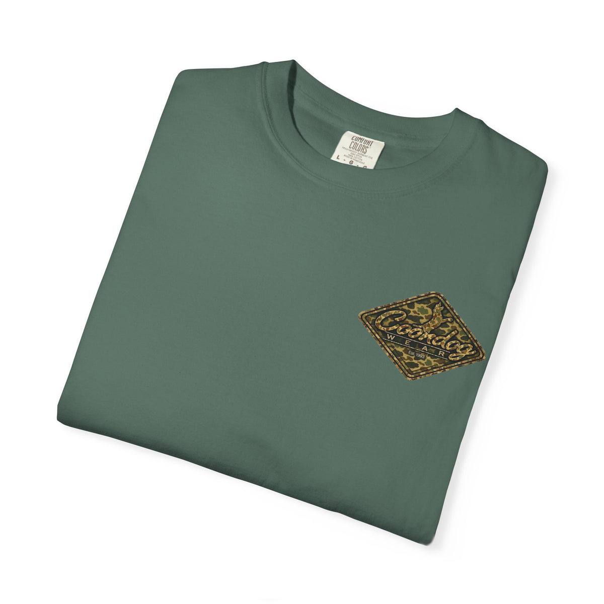 Coondog Vintage Duck Camo Diamond Hunting T-Shirt